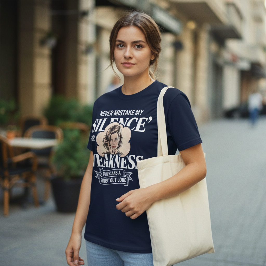 Silence Is Power T-Shirt_lifestyle