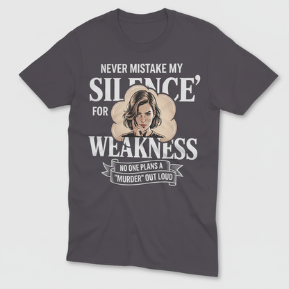 Silence Is Power T-Shirt_space