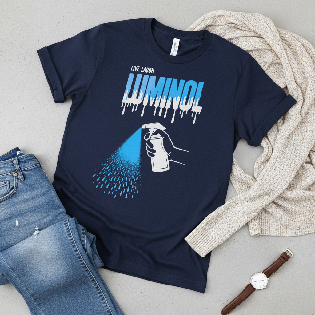 Let’s Glow Luminol T-Shirt_pairing