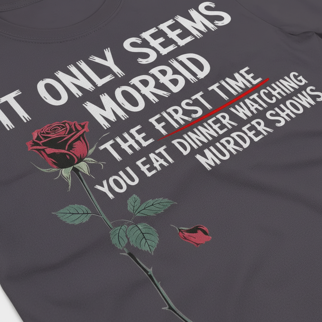 Murder Show Dinner T-Shirt_closeup