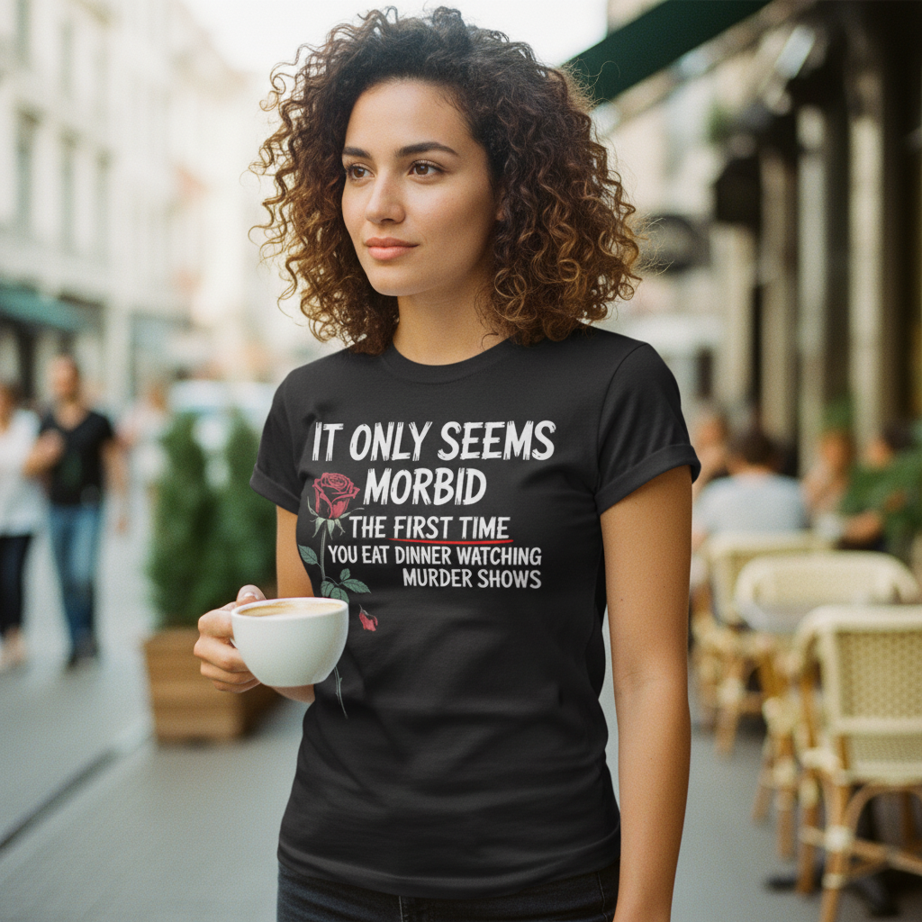 Murder Show Dinner T-Shirt_lifestyle