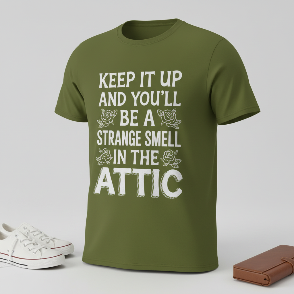 Strange Smell in the Attic T-Shirt_space