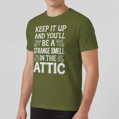 Strange Smell in the Attic T-Shirt_benefit