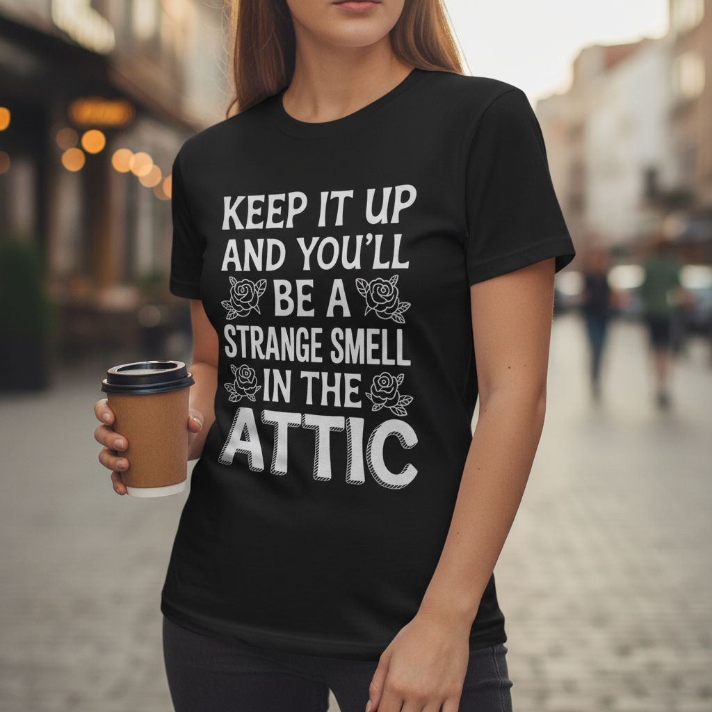 Strange Smell in the Attic T-Shirt_lifestyle