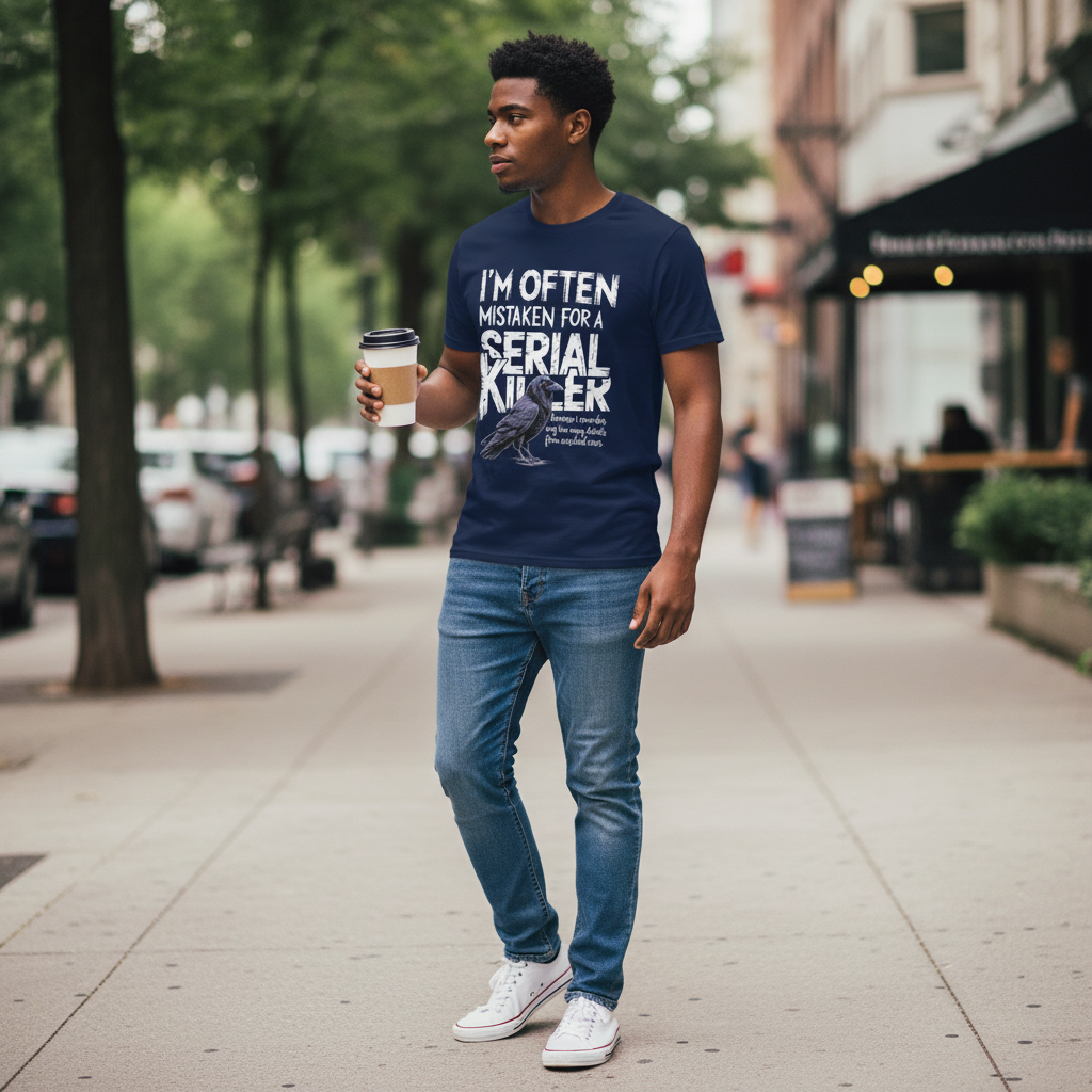 Serial Killer Vibes T-Shirt_lifestyle