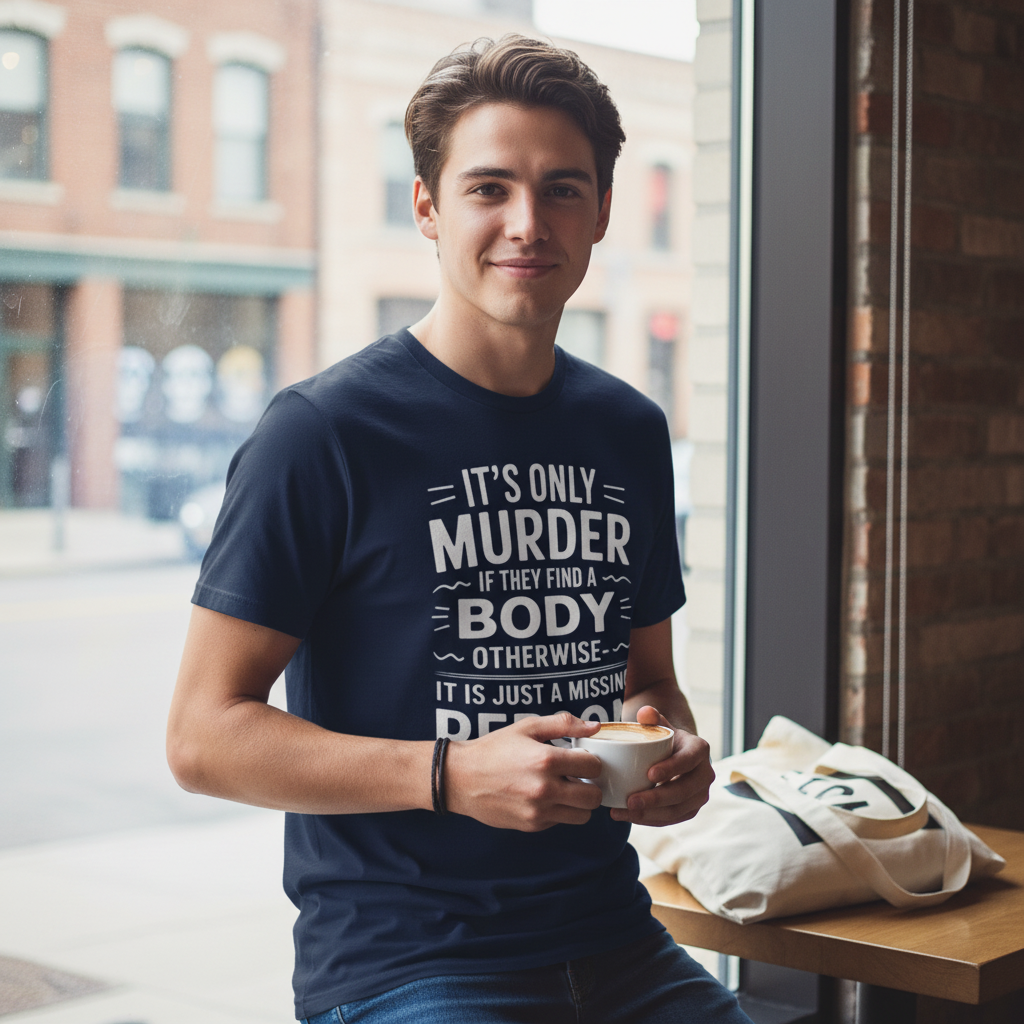 No Body No Crime T-Shirt_lifestyle