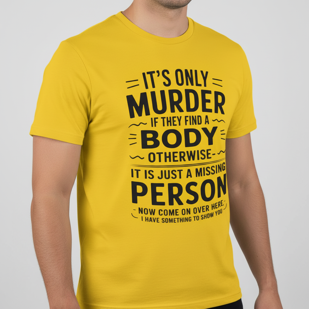 No Body No Crime T-Shirt_benefit