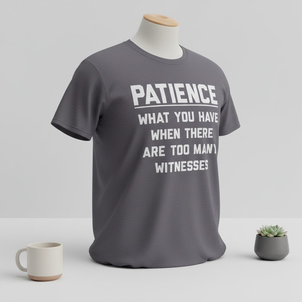 Too Many Witnesses T-Shirt_space