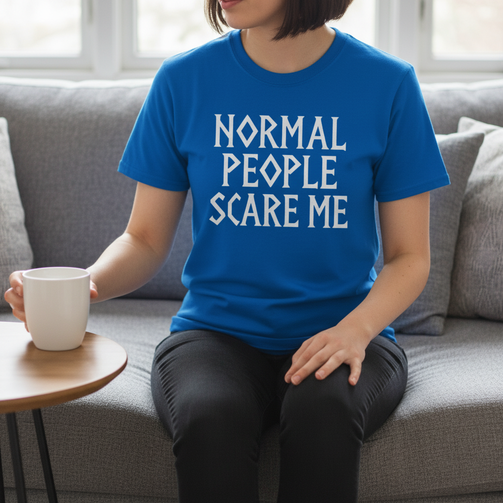 Normal People Scare Me T-Shirt_use