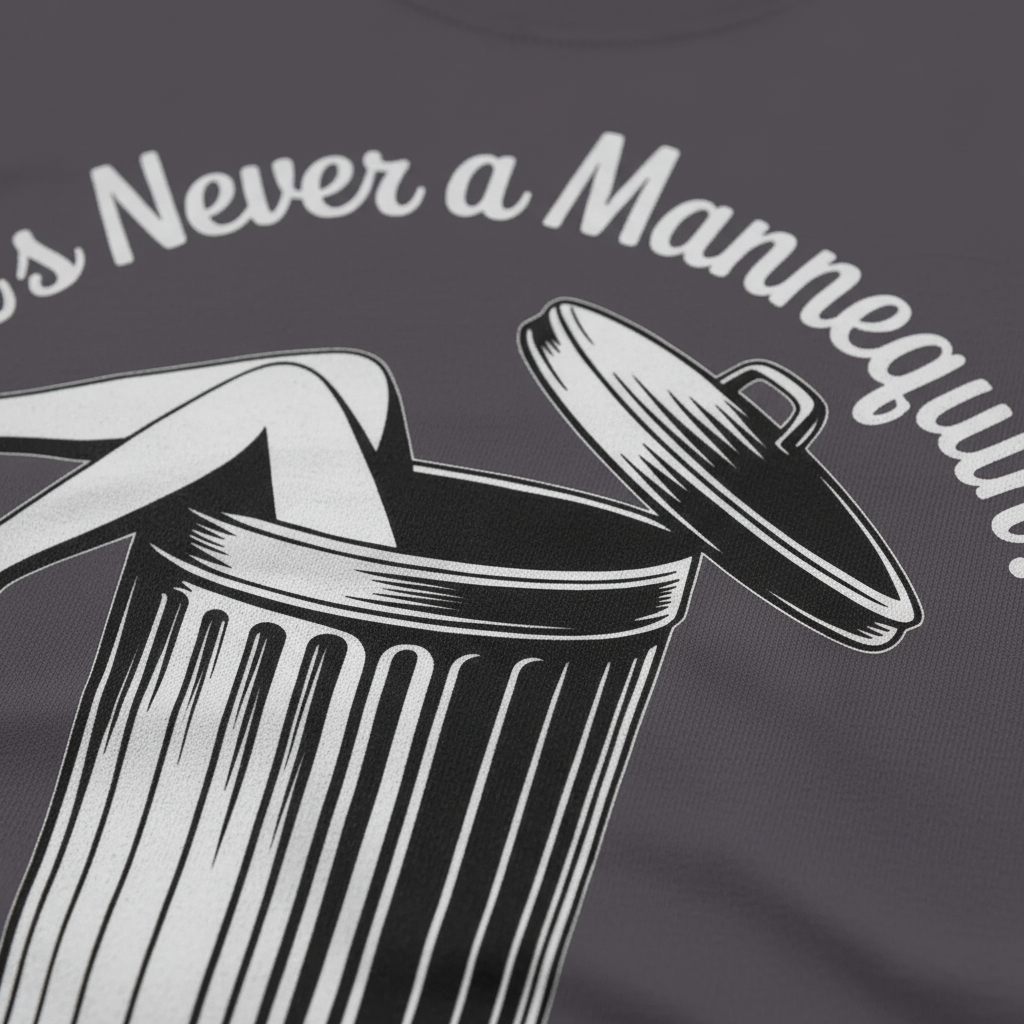 It's Never a Mannequin T-Shirt_closeup