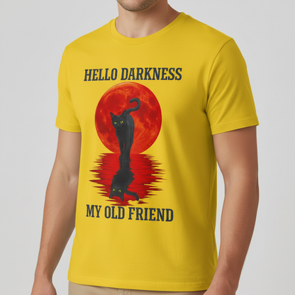 Hello Darkness Cat T-Shirt_benefit
