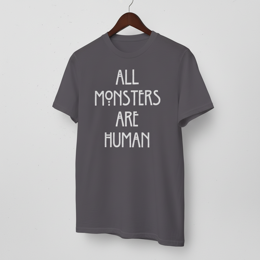 All Monsters Are Human T-Shirt_space