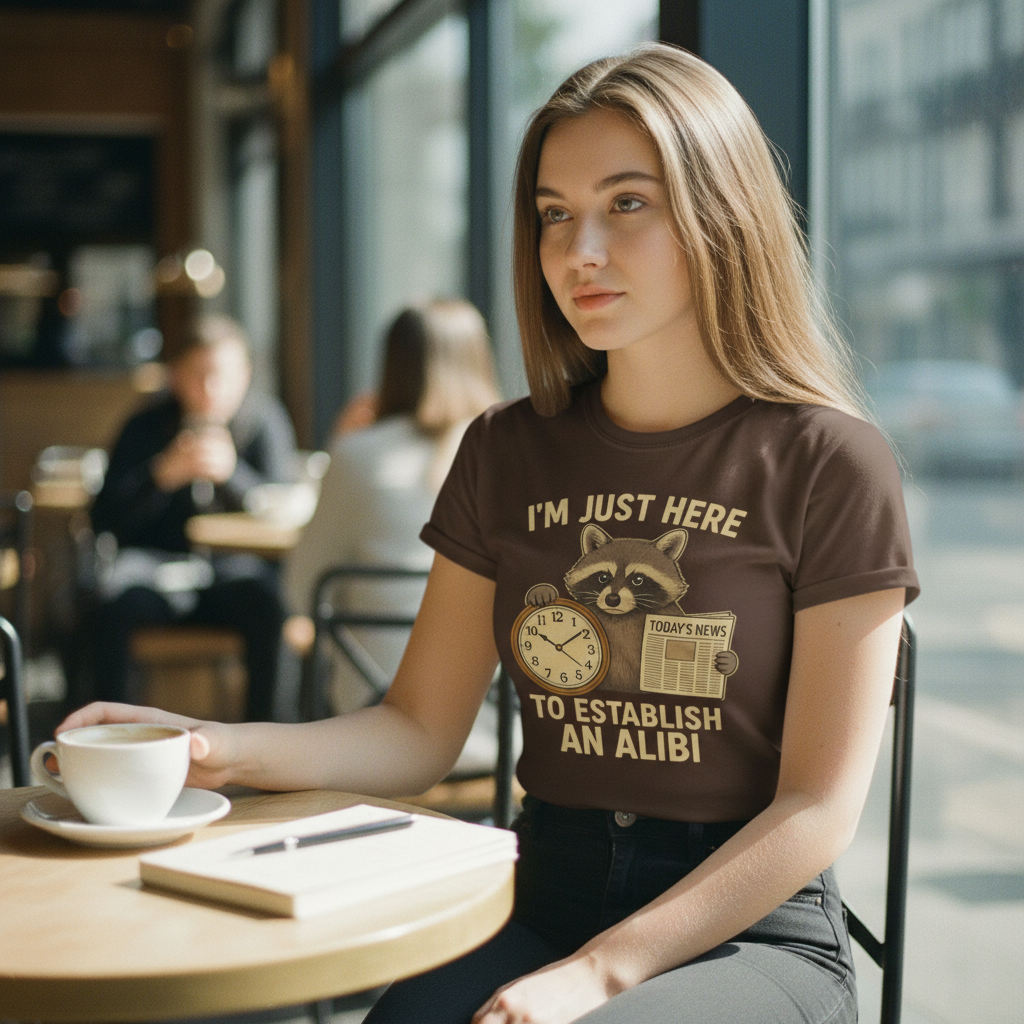 Alibi Raccoon T-Shirt_use