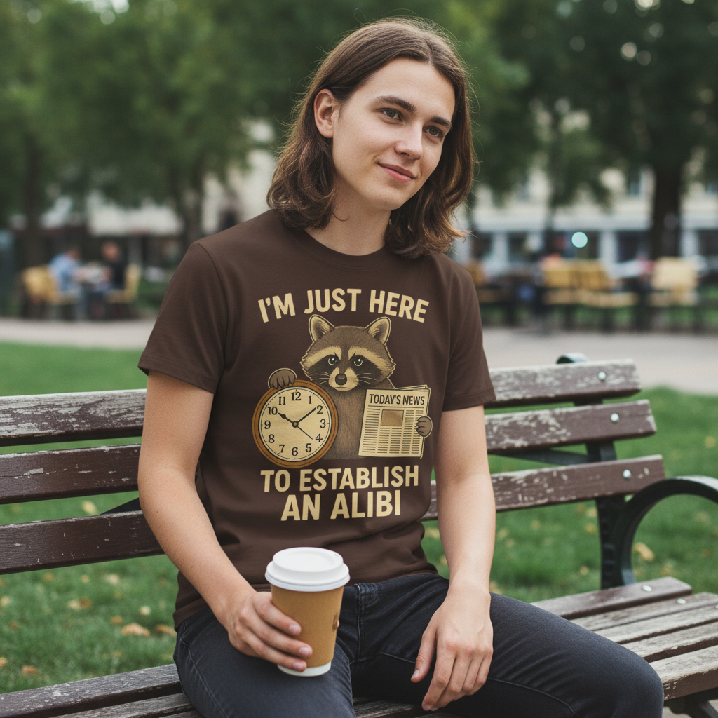 Alibi Raccoon T-Shirt_lifestyle