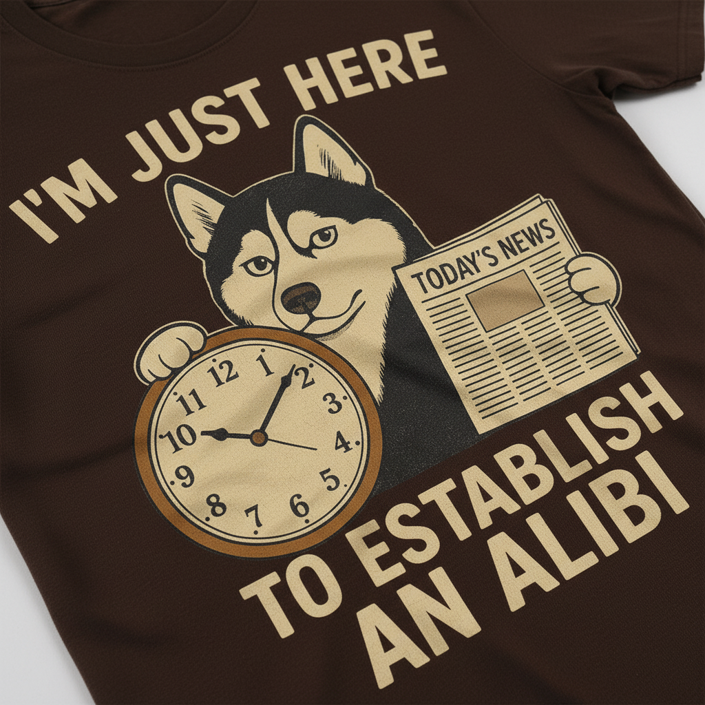 Alibi Husky T-Shirt_closeup