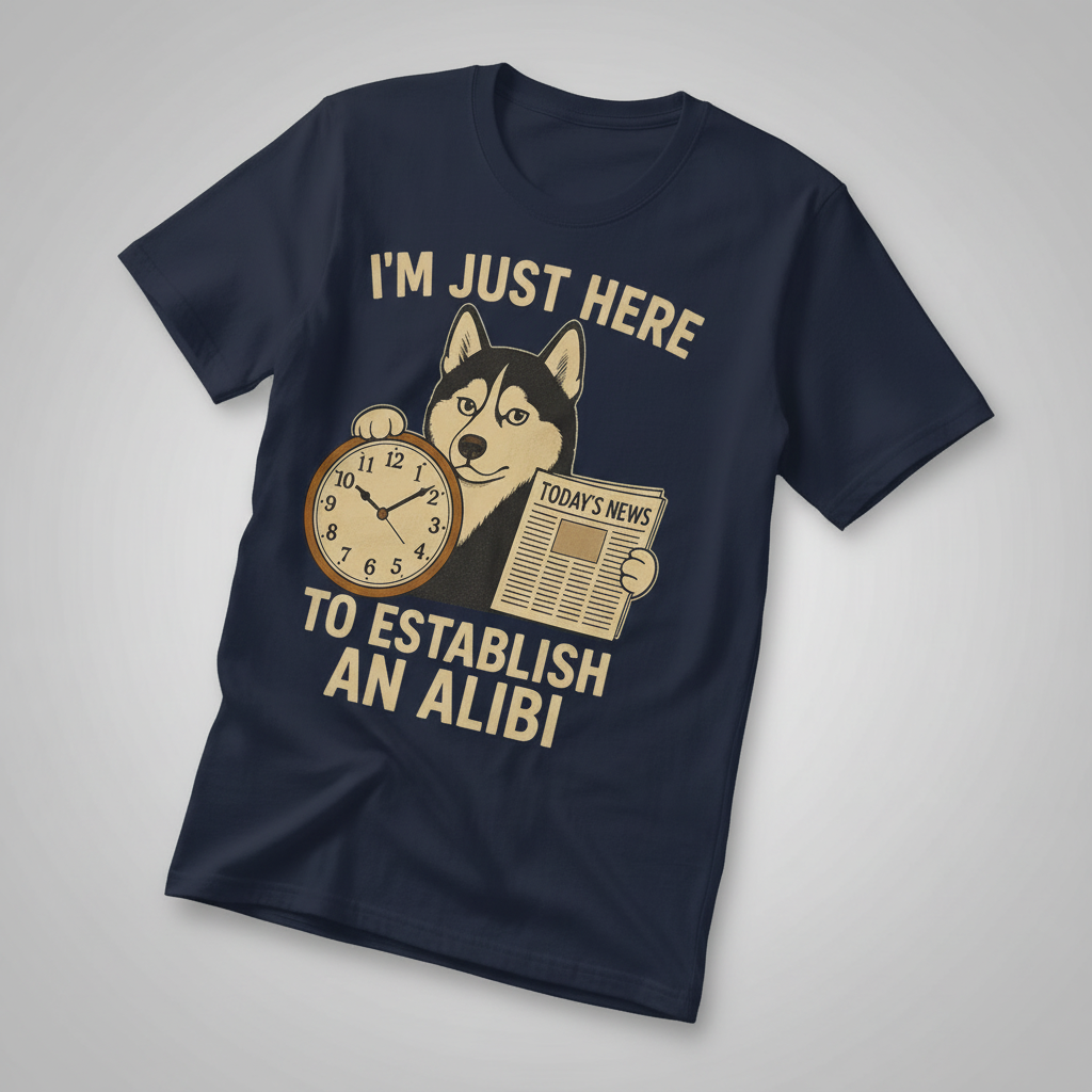 Alibi Husky T-Shirt_space
