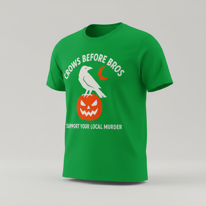 Crows Before Bros T-Shirt_space