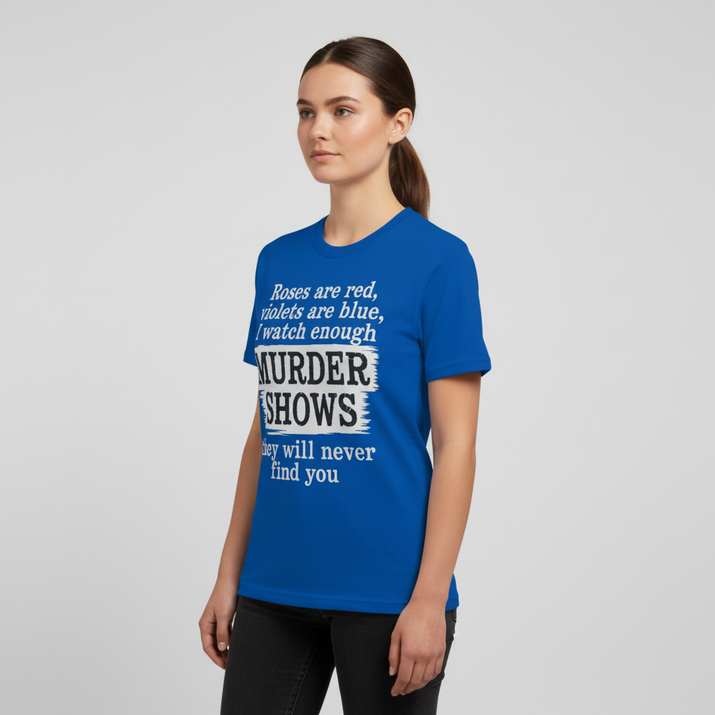 Murder Shows Poetry T-Shirt_benefit