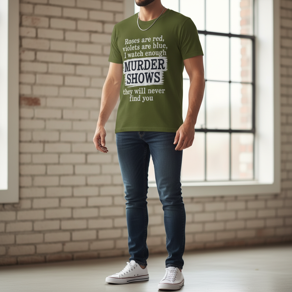 Murder Shows Poetry T-Shirt_pairing