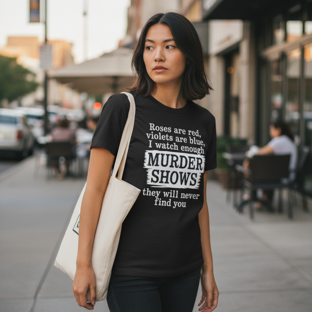 Murder Shows Poetry T-Shirt_lifestyle