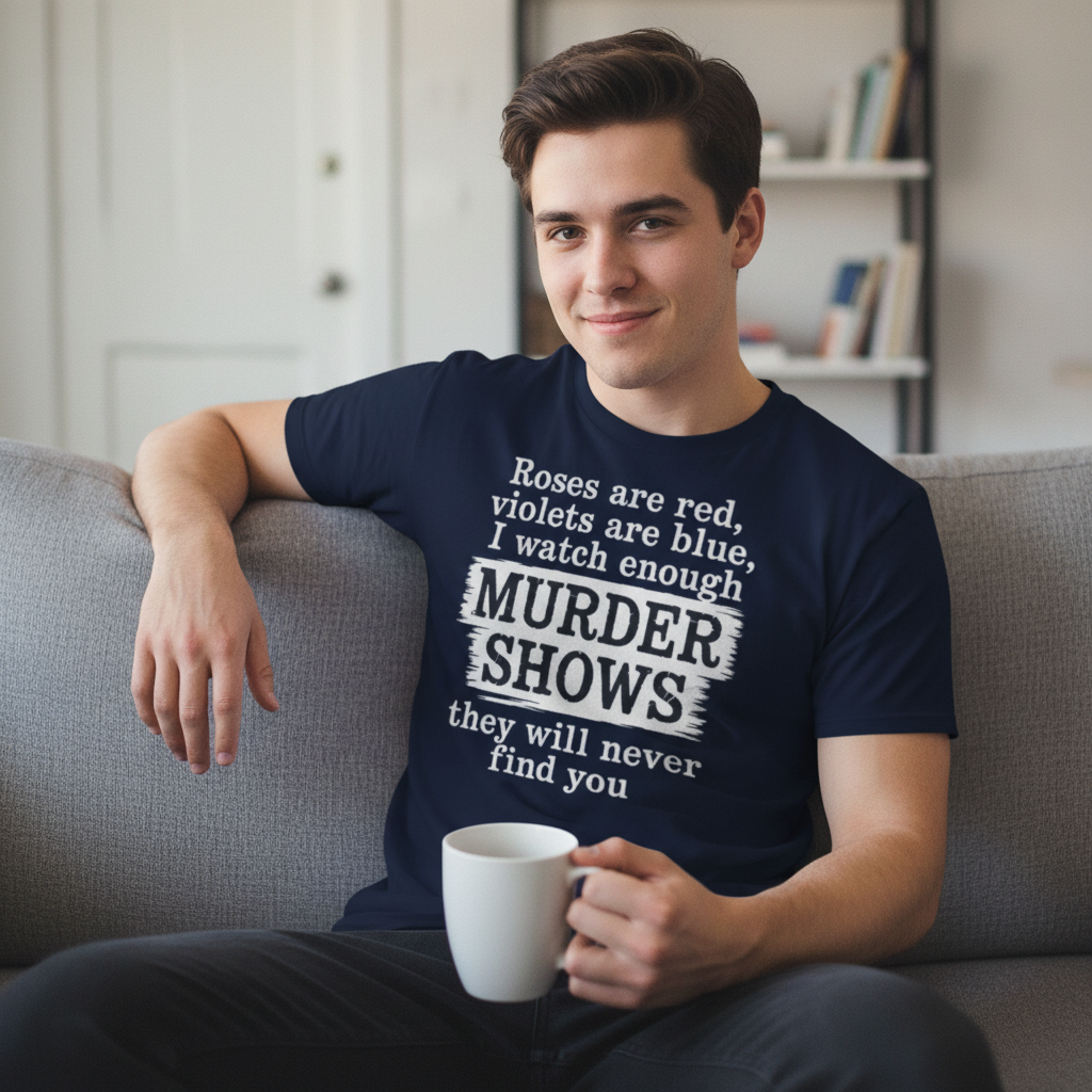 Murder Shows Poetry T-Shirt_use