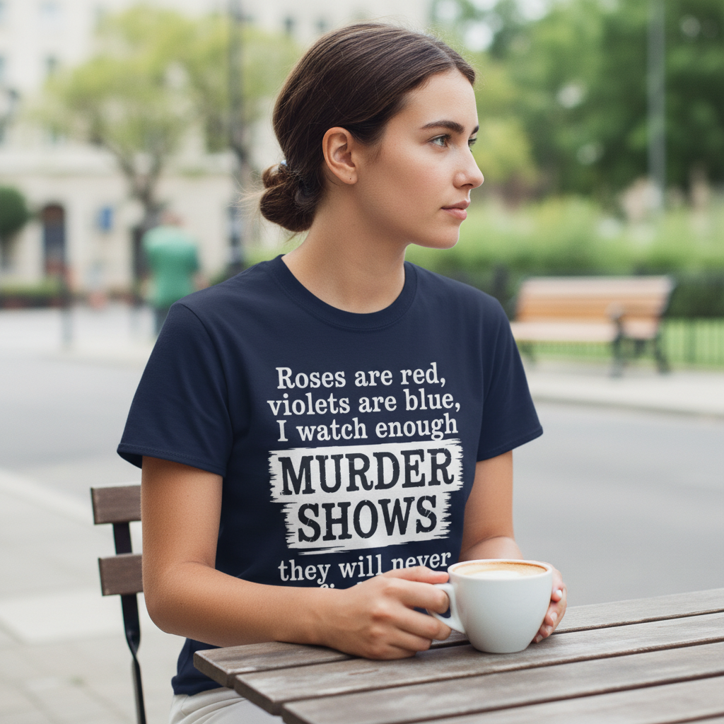 Murder Shows Poetry T-Shirt_lifestyle