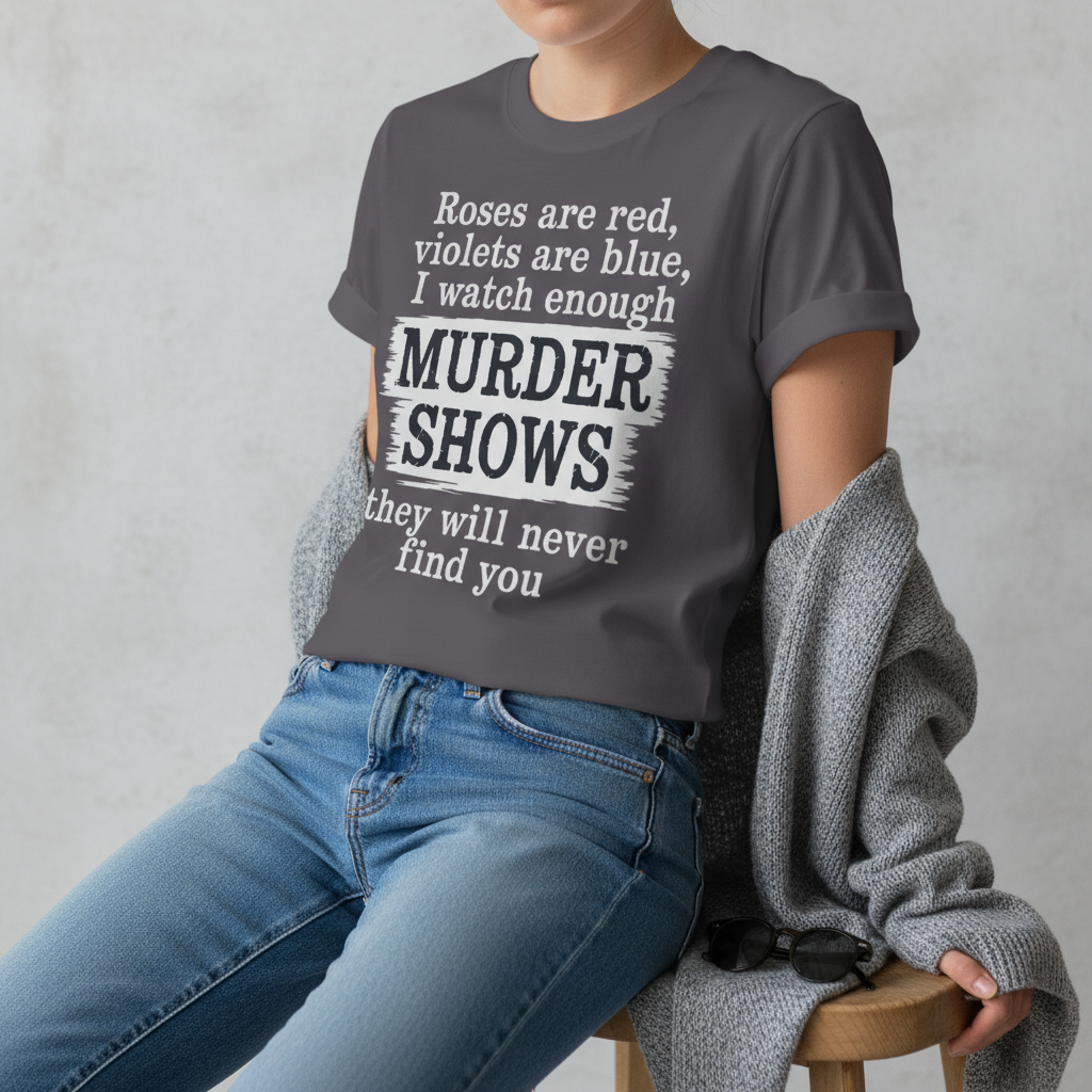 Murder Shows Poetry T-Shirt_pairing