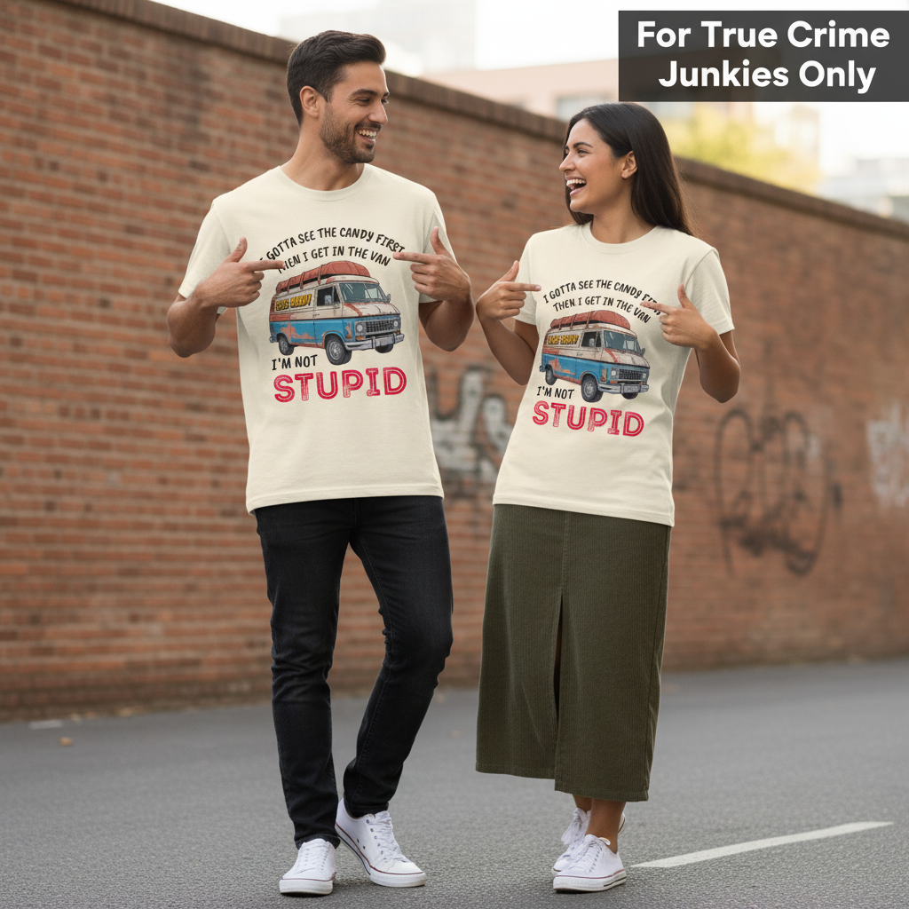 Not Stupid Candy Van T-Shirt_duo_couple