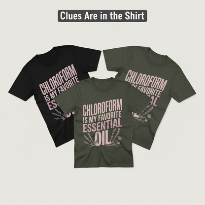 Chloroform Essential Oil T-Shirt_color_fan