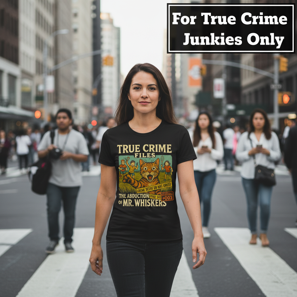 The Abduction of Mr. Whiskers T-Shirt_crowd_standout