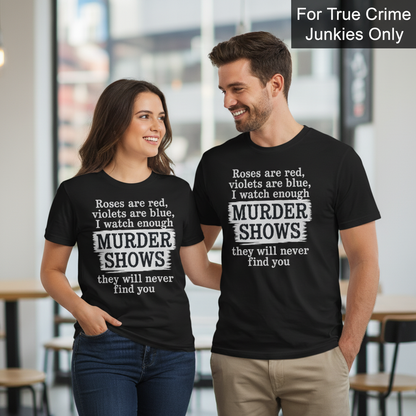 Murder Shows Poetry T-Shirt_duo_couple