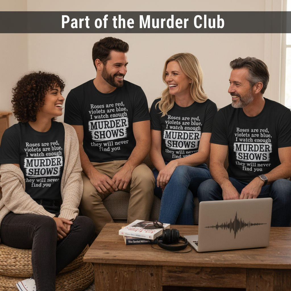 Murder Shows Poetry T-Shirt_squad_shot