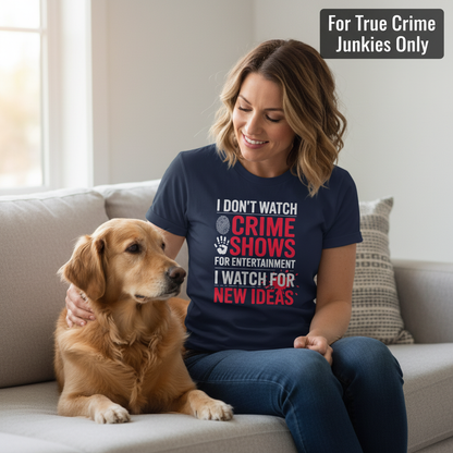 Crime Show Inspiration T-Shirt_pet_companion