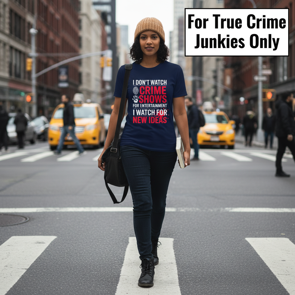 Crime Show Inspiration T-Shirt_crowd_standout