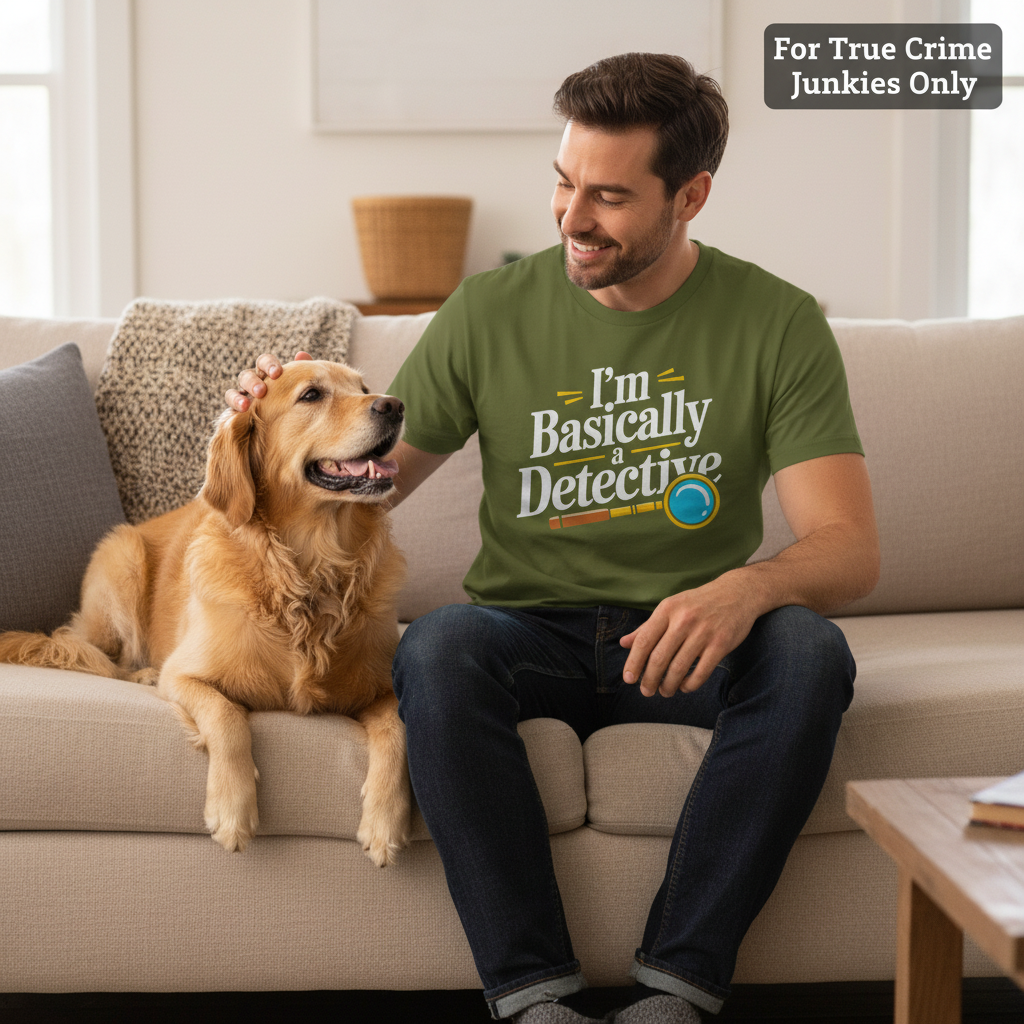 Basically a Detective T-Shirt_pet_companion