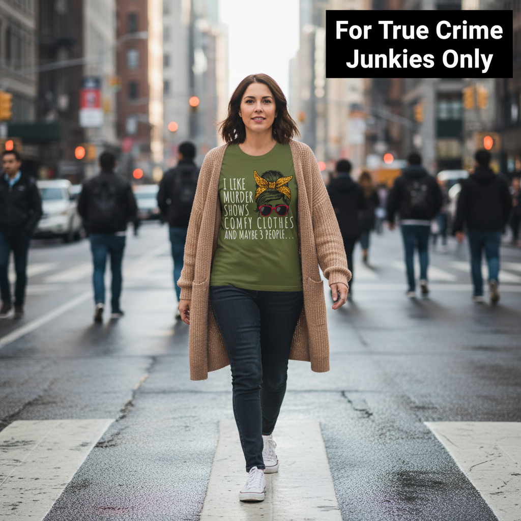 Murder Shows & Chill - T-Shirt_crowd_standout