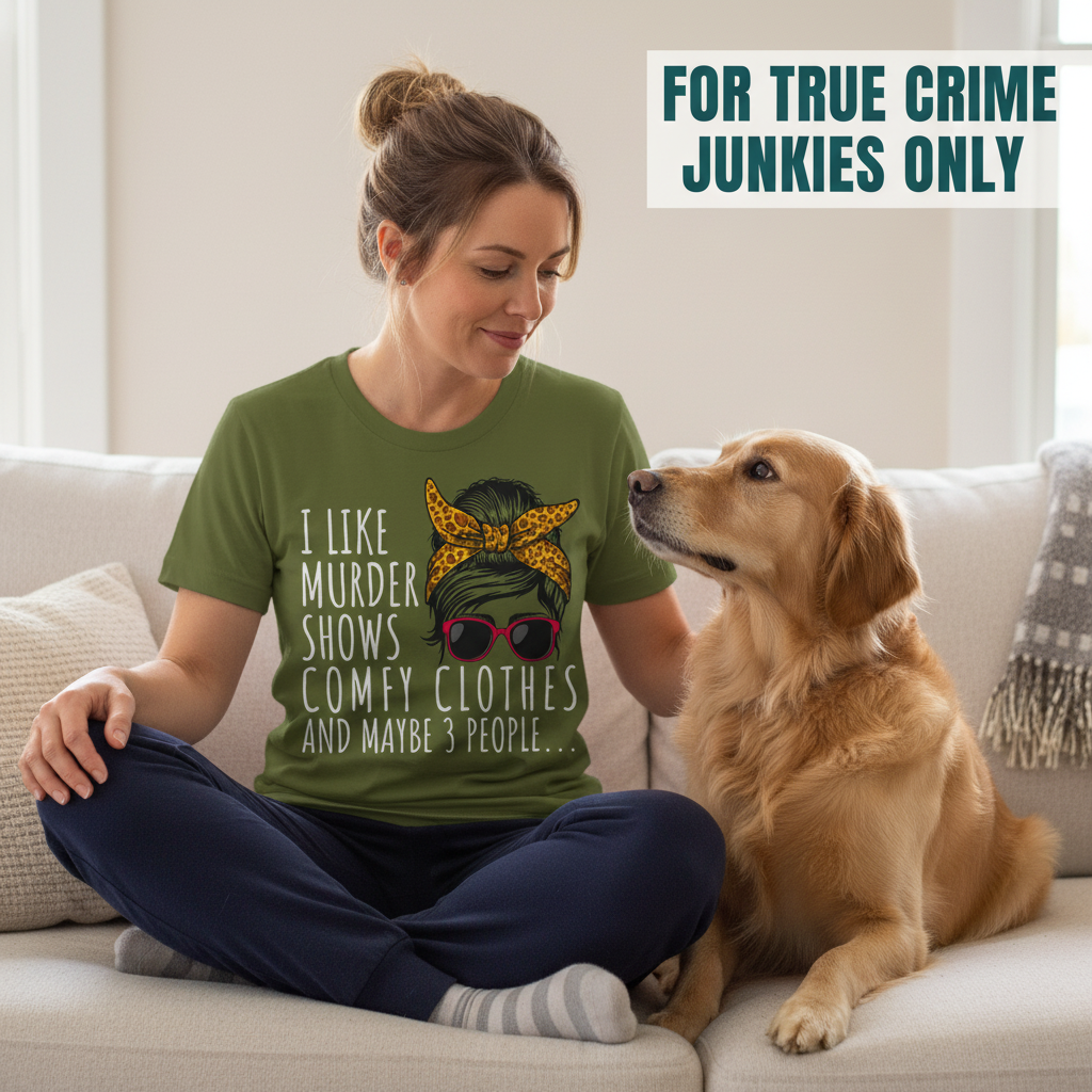 Murder Shows & Chill - T-Shirt_pet_companion