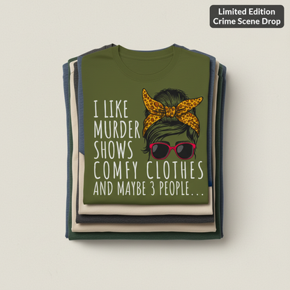 Murder Shows & Chill - T-Shirt_stacked_flatlay