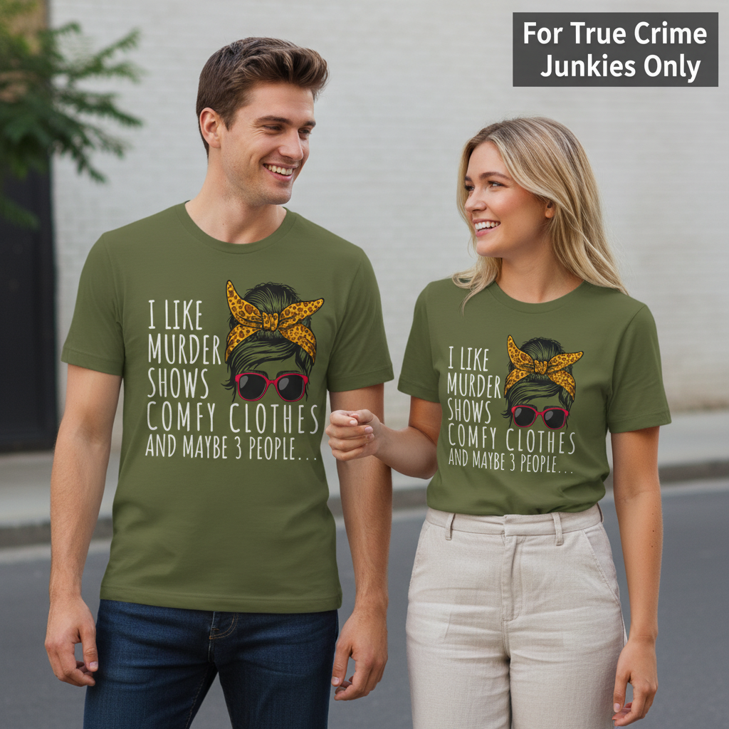 Murder Shows & Chill - T-Shirt_duo_couple