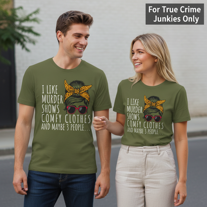 Murder Shows & Chill - T-Shirt_duo_couple