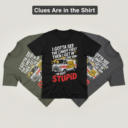 Not Stupid Candy Van T-Shirt_color_fan