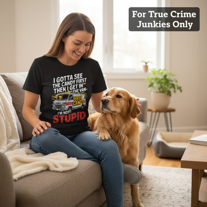 Not Stupid Candy Van T-Shirt_pet_companion