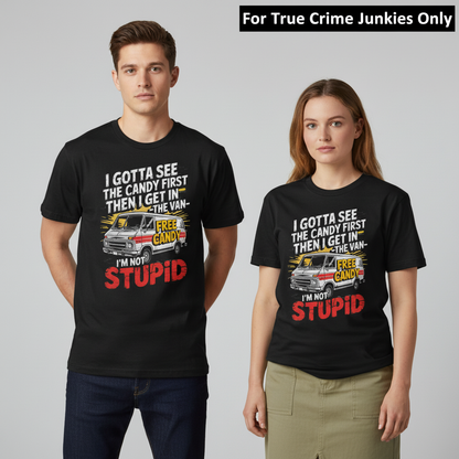 Not Stupid Candy Van T-Shirt_duo_couple