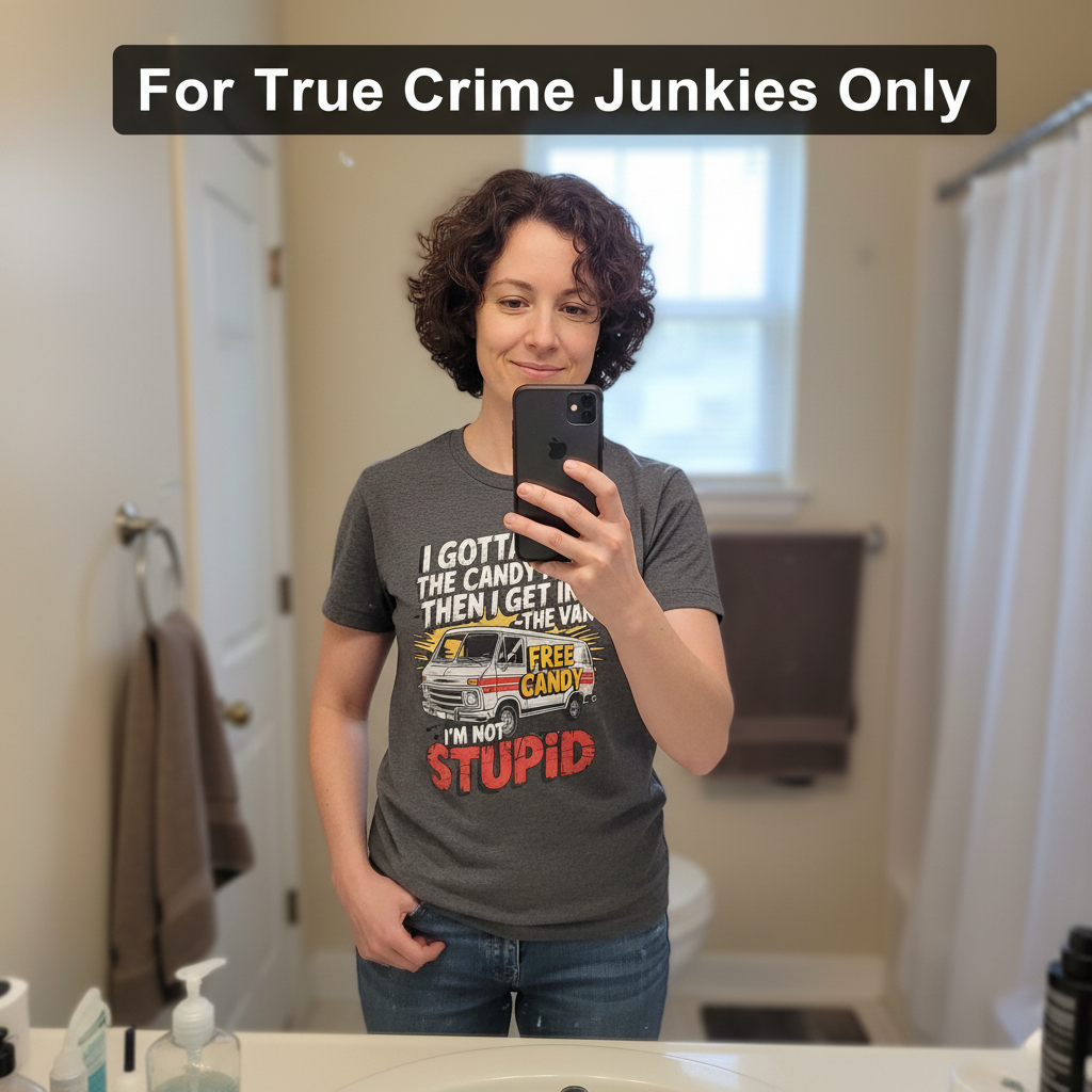 Not Stupid Candy Van T-Shirt_mirror_selfie