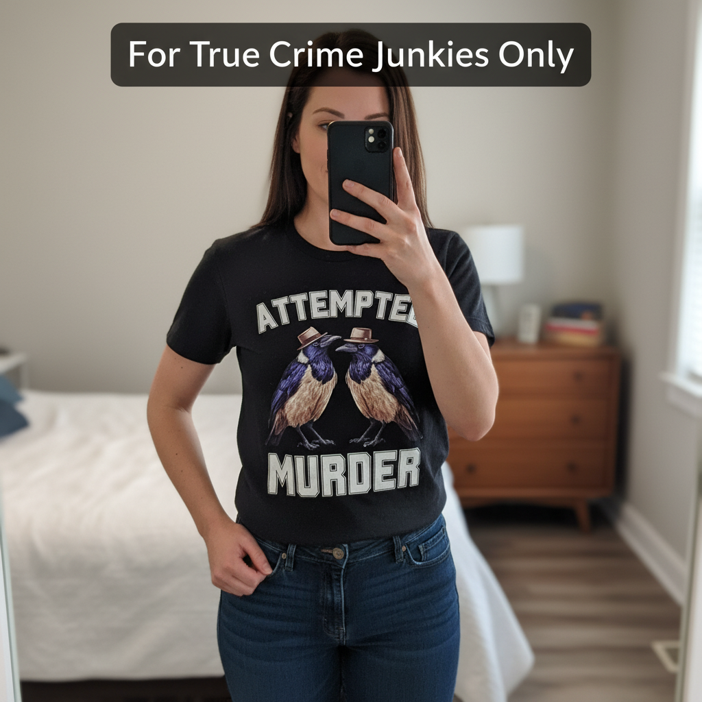 Attempted Murder T-Shirt_mirror_selfie