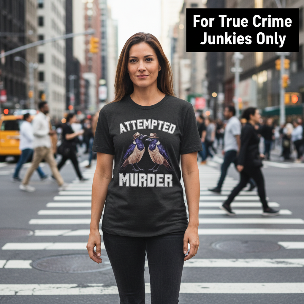 Attempted Murder T-Shirt_crowd_standout
