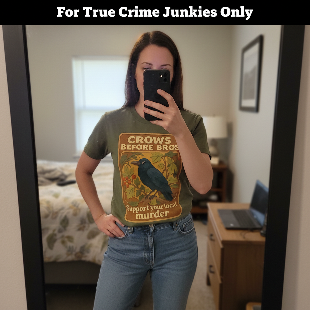 Crows Before Bros T-Shirt_mirror_selfie