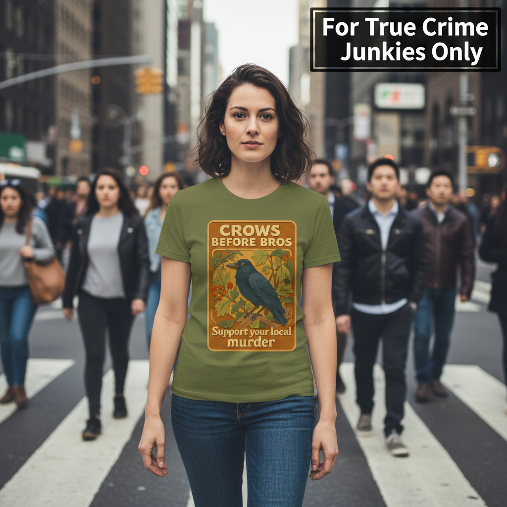 Crows Before Bros T-Shirt_crowd_standout