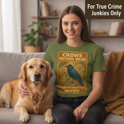 Crows Before Bros T-Shirt_pet_companion