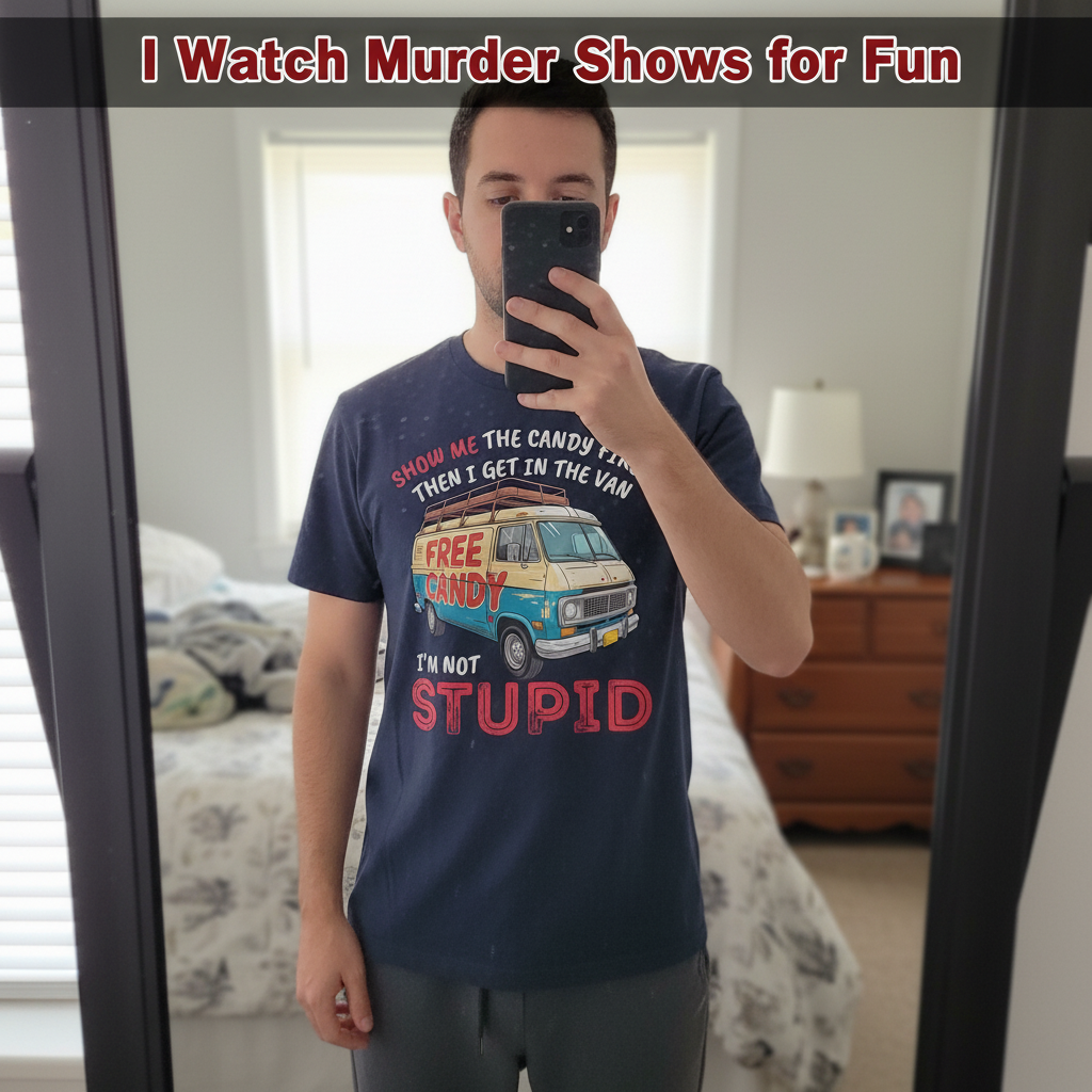 Show Me Stupid T-Shirt_mirror_selfie